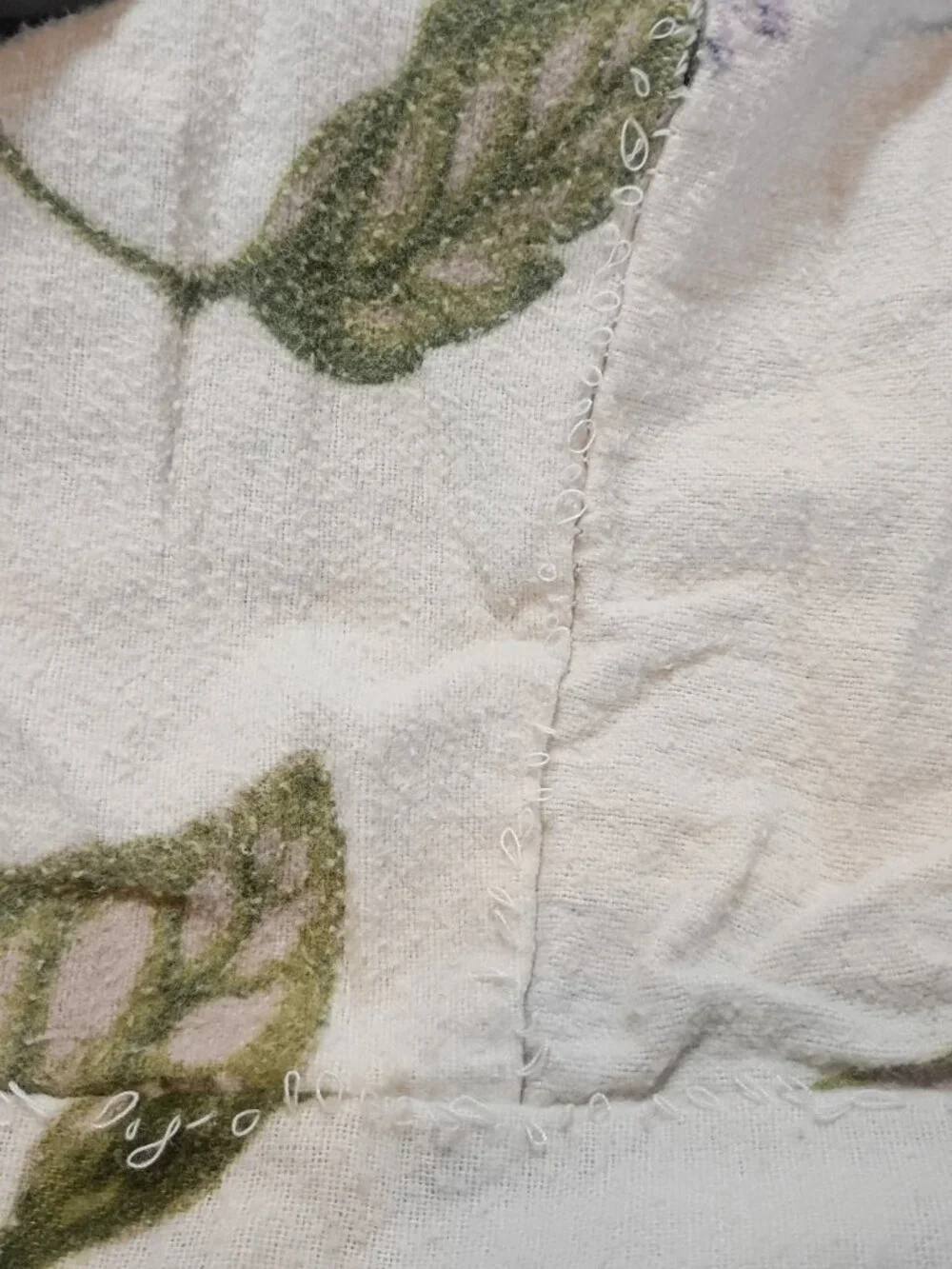 Discontinued Nature Floral Whimsical Cotton Queen Size Sheet READ Description
